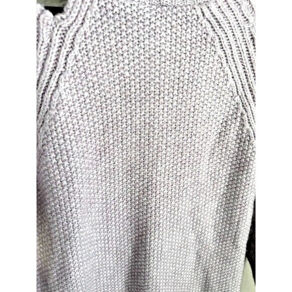 Anthropologie Pilcro Sweater Womens Size XS Boho Open Shoulder Cable Knit Tunic - Picture 9 of 9